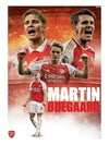 Martin Ødegaard - Plakat by Zeyad