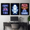 Neon Gamingplakat - Gametime