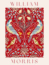 William Morris - Red bird pattern