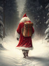 Santa In The Woods