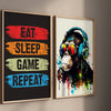 Pop Art - Eat Sleep Game Repeat