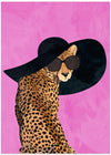 Cheetah Hat Pink