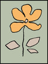 Flower Yellow and Green poster