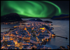 Ålesund by, nordlys - Plakat - Plakatbar.no