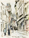 Camille Pissarro - Rue Damiette, Rouen