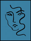 Abstract Portrait 02 Poster - Plakatbar.no