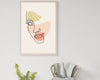 Abstract woman line art poster - Plakatbar.no