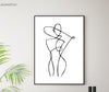 Abstract woman poster - Plakatbar.no