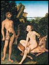 Apollo and Diana , Lucas Cranach- Plakat - Plakatbar.no