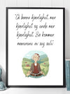 Astrid Lindgren plakat - Gi barna kjærlighet - Plakatbar.no