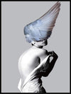 Beauty Girl Feathered - Poster - Plakatbar.no