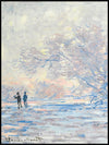 Claude Monet - Le Givre A Giverny 01 - Plakat eller lerret - Plakatbar.no