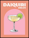 Daiquiri Dream - Retro Cocktail Plakat - Plakatbar.no