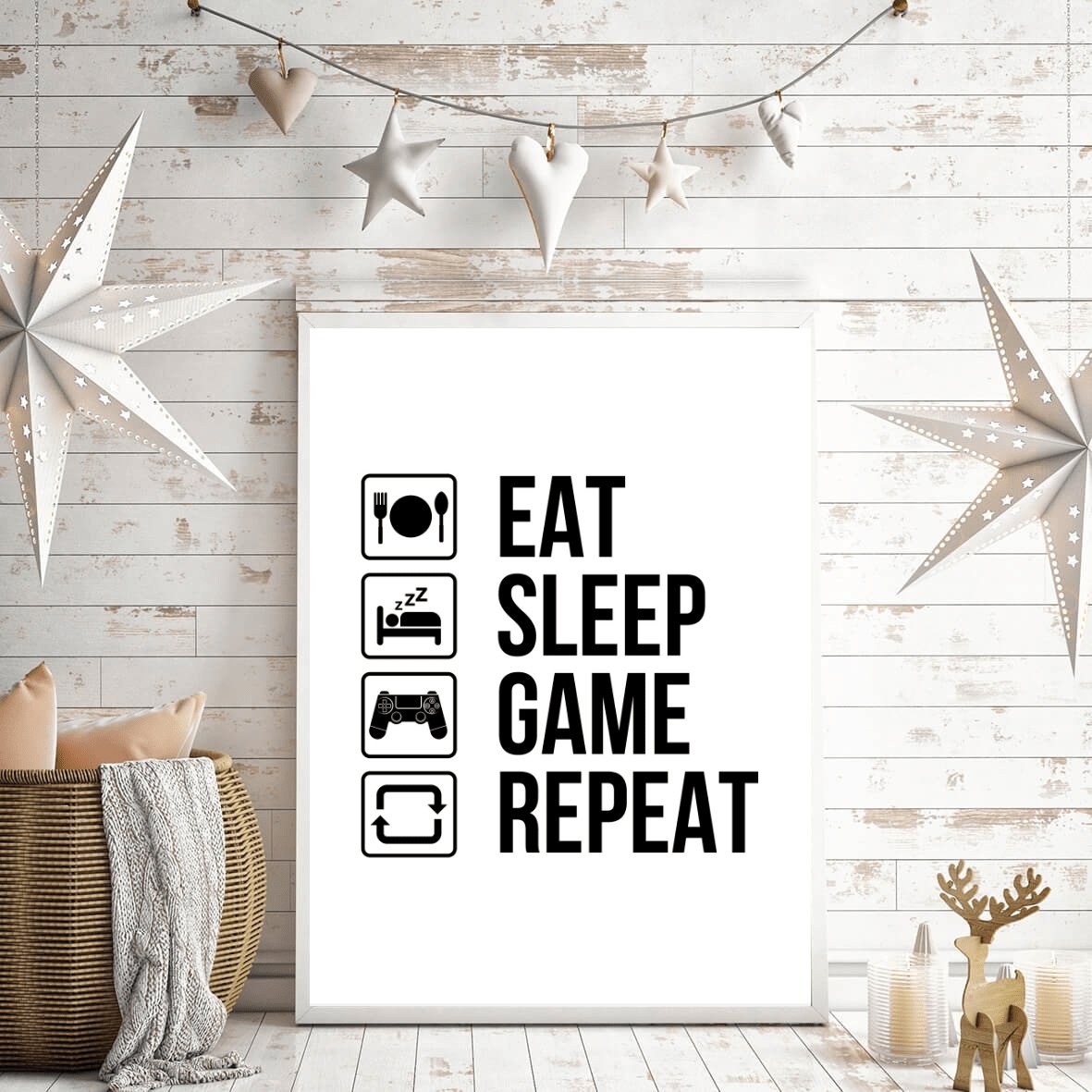 Game Eat Repeat – Sleep poster