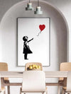 Girl Red Balloon - Banksy - Plakatbar.no