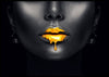 Golden lips - poster - Plakatbar.no