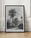 Vintage Palm Tree Drawing V