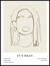 It's okay- Plakat - Plakatbar.no