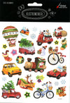 Julefigurer stickers - Klistremerker - Plakatbar.no