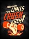 Know your limits - Gym poster - Plakatbar.no