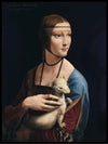 Lady med en Ermine, Leonardo da Vinci- Plakat - Plakatbar.no