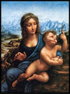 Madonna av Yarnwinder, Leonardo da Vinci- Plakat - Plakatbar.no