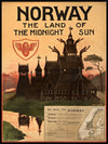 Norway – The land of the midnight sun poster - Plakatbar.no