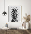 Pineapple black and white poster - Plakatbar.no