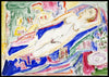 Reclining female nude, Ernst Ludwig Kirchner - Plakat - Plakatbar.no