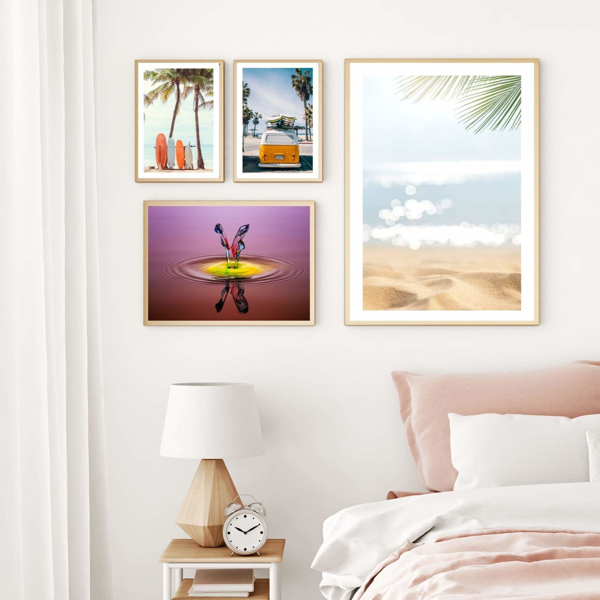 palms – with - Poster blurred Sand