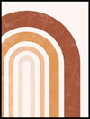 Terracotta Rainbow Boho Poster - Plakatbar.no