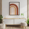 Terracotta Rainbow Boho Poster - Plakatbar.no