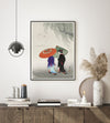 Two woman in the rain, Ohara Koson- Plakat - Plakatbar.no