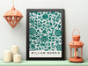 William Morris - green flowers poster - Plakatbar.no