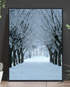 Winter alley poster - Plakatbar.no